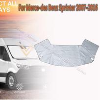Priekinio stiklo uždangalas Mercedes-Benz Sprinter 2006-2018 / 2018-2025 VW Crafter, 600D Oksfordo, Atsparus oro sąlygoms, Apsaugantis nuo vagysčių, Sniego uždangalas