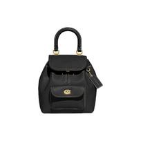 Kuprinė moterims Coach Riya 21, su raišteliu, odinė, vidutinio dydžio, juoda CH789-B4BK Basic Set (Bag+Dust Bag)