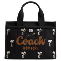Coach X Peanuts Snoopy Bendradarbiavimo Krovinių 26 Rankinė Moteriška rankinė Juoda CBF70-SVA47 Basic Set (Bag+Dust Bag)