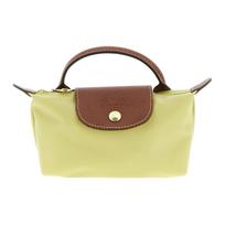 Longchamp Le Pliage Prekės ženklo logotipas Koldūno formos krepšys Nailoninis krepšys moterims Pistacijų spalvos 34175089244 Basic Set (Bag)