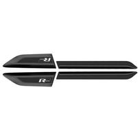 For VW Volkswagen Jetta MK5 Golf 2pcs ABS GTI 4 Motion R RLINE Letter Car Fender Side Wing Emblem Badge Stickers For VW Volkswag