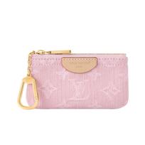 Louis Vuitton Raktų dėklas Moteriški aksesuarai Šviesiai auksinis Rožinis M13208 Basic Set (Bag+Dust Bag)