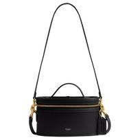 Coach Trail 21 Logotipo Odinė Peties Crossbody Rankinė Maža Moteriška Rankinė Juoda CBG93-B4BK Basic Set (Bag+Dust Bag)