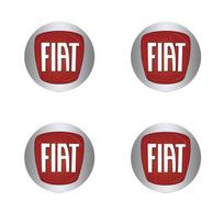 4vnt naujo automobilio rato centrinio stebulės dangtelio ratlankio dangtelio emblemos lipdukas, skirtas FIAT Abarth 500 Panda Bravo Punto Tipo Linea Ducato Freemont