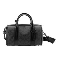 Coach Gotham 24 Klasikinis logotipas Dirbtinės odos Pečių krepšys per petį Tote krepšys Vidutinio dydžio Vyriški krepšiai Švino pilka CA186-CHR Basic Set (Bag+Dust Bag)