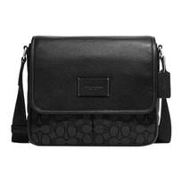 Coach Magnetinis Užsegimas Odinis ir Audinio Portfelis Vyriška Peties Rankinė Juoda CE534-SVO1U Gift Box Set (Basic Set+Yellow Box)