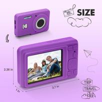 KODAK PIXPRO FZ55 skaitmeninio fotoaparato dėklas Anti-Scratch Lengvas fotoaparato dėklas Atsparus dėvėjimuisi Lauko kelionių fotoaparato apsauginis dėklas mėlyna