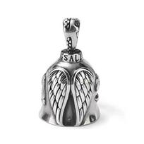 Retro Riding Angel Bell Guardian Motociklas Biker Riding Bell Motociklo dekoravimo priedai dviratininkams Dviračio dovana juoda