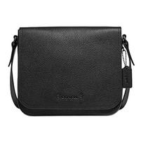 Coach Gotham 27 Logotipo Reljefinės Odos Kryžminė Rankinė Vidutinė Vyriškos Rankinės Juoda C0241-JIBLK Basic Set (Bag+Dust Bag)