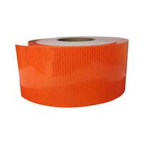 10cm*5M PVC grotelės Atspindinti automobilio lipdukas Balta Raudona Oranžinė Geltona Stiprūs klijai Retro atšvaitai Juosta Didelio matomumo juostelės