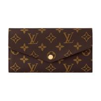 Louis Vuitton Sarah Klasikinė monograminė odinė piniginė Moteriška piniginė Rožės raudonumo M62234 Gift Set(Basic Set+Box+Shopping Bag)