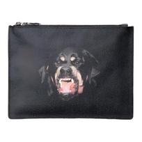 Givenchy šuns galvos rašto užtrauktuku medvilnės/poliesterio/poliuretano delninė Vidutinė unisex delninė Juoda BK06071337-960 Basic Set (Bag+Dust Bag)