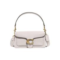 Coach Tabby 26 Atverčiama rankinė su akmenukų odos rankena Moteriška rankinė Balta CH857-B4HA Basic Set (Bag+Dust Bag)