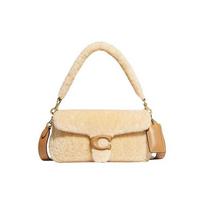 Coach Rankinė su pagalvėle 26 Nuimamas pakabukas Sagtis Avikailio Rankinė Per petį Moteriškos rankinės Geltona CC445-B4UPX Basic Set (Bag+Dust Bag)