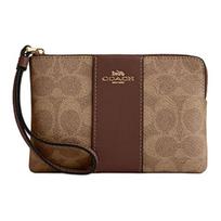 Coach Kampinis Užtraukiamas 16 Logotipo Užtrauktukas Delninė Maža Moteriška Delninė Ruda Geltona CW854-IMXHE Gift Box Sets (Basic Set+Black Box)