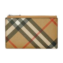 Burberry languota piniginė su metaliniu užtrauktuku Vyriška piniginė Smėlio spalvos 80919001 Box(Basic Set+Box)