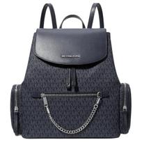Michael Kors Jet Set Logotipo dengto drobės kuprinė Didelė moteriška kuprinė Tamsiai pilka 35T1STTB3B-ADMIRAL Basic Set (Bag+Dust Bag)
