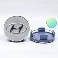 4 vnt. Automobilio rato centrinio dangtelio lipdukai su emblema Hyundai HB20 KONA i20 i10 IONIQ Elantra Palisade Sonata Grandeur priedams 60mm