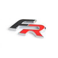 FR Racing vėliavos metalinio lango emblemos sandariklis liūtas FR+Cupra Ibiza Altea Exeo Formula Racing dizainas A