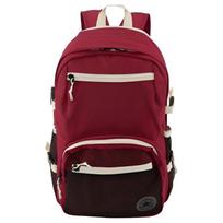 Converse 27L Minimalist Fashion Polyester Backpack Unisex Backpack Burgundy UA5751-RAU Burgundy