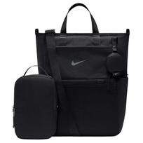 Nike Konvertuojama vystyklų tašė 2.025L Prekės ženklo logotipas Nailoninė rankinė Kuprinė Vidutinio dydžio Unisex krepšiai Juoda Anglies juoda IB1889-010 Black & Carbon Black