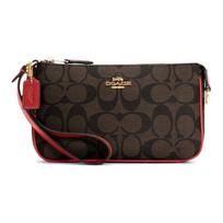 „Coach Nolita 19 Classic“ monograminė drobės ir odos mahjong rankinė su apyranke ant peties, tamsiai rudos spalvos, C3308-IMRVQ Gift Box Set (Basic Set+Yellow Box) black
