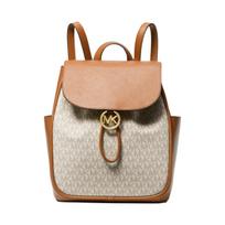Michael Kors MK Cheryl Monogram Odinis Kuprinė Moteriška kuprinė Vanilės-Baltos Gilios Rudo spalvos 30F3G2EB2B-149 Basic Set (Bag+Dust Bag)