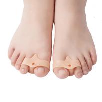 2 vnt. silikono gelio nykščio korektorius pėdų pirštų kojos pirštas Hallux Valgus Protector separatorius pirštų tiesinimo reguliatorius pėdų priežiūros įrankis