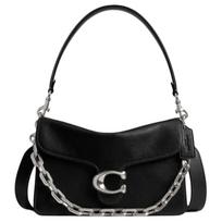 Coach Chain Tabby 26 Pečių krepšys Moteriškas pečių krepšys Sidabrinis Juodas CY919-LHBLK Basic Set (Bag+Dust Bag)