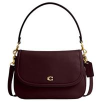 Coach Legacy 26 Magnetinis užsegimas Odinė rankinė per petį Vidutinė Moteriškos rankinės Bordo spalvos CU099-B4MER Basic Set (Bag+Dust Bag)