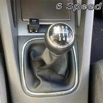 5/6 greičio svirties pavarų perjungimo rankenėlė su odiniu bagažinės apykaklės dėklu, skirta Volkswagen VW Golf 5 V MK5 MK6 Jetta R32 2004–2014 m.