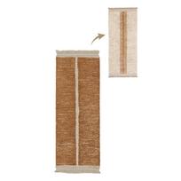 Iš medvilnės kilimas raudonos plytų spalvos/smėlio spalvos 80x230 cm Duetto Toffee – Lorena Canals