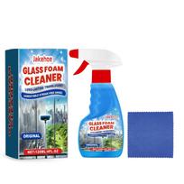 Glass Foam Cleaner - Household Foam Cleaner for Removing Dirt, Grease & Fingerprints from Windows, Mirrors & Glass Doors 120ml boxed