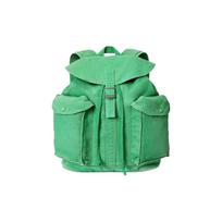 Polo Ralph Lauren Classic Fashion Versatile Cotton Backpack Unisex backpack Green 405967597003 Basic Set (Bag+Dust Bag)