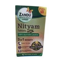 Zandu Nityam Tablets 36 Count Ayurvedic Digestive Support For Gentle Bowel Care & Daily Comfort