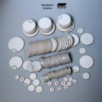 PZT5 ultragarsinis pjezoelektrinis jutiklio diskas, daugiafrekvencinis apvalus plokštelė 10*1/10*2 Full Electrode