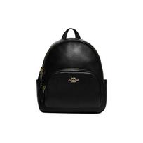 Coach Court 23 Užtrauktukas Madingas audinys Odinis kuprinė Maža moteriška kuprinė Juoda C8603-IMBLK Basic Set (Bag+Dust Bag)
