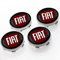 4 vnt. 60 mm automobilio ratlankio centrinis dangtelis, ratlankio apdaila, emblemos lipdukai Fiat 500 Punto 125 500 Bravo Stilo Panda Abarth Tipo Viaggio