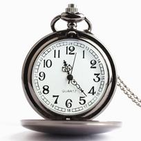 Vintage Pocket Watch Quartz Pocket Watch Mechanical Movement Pocketwatch Smooth Silver Steel Men Watch Hand Winding Pocket Watch juoda