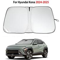 Hyundai Kona 2025-2025 Automobilio Priekinio Stiklo Saulės Gaudyklė Saulės Skydelis Sulankstomas Atspindintis UV Saulės Shield Saulės Gaudyklė Apsaugokite Automobilio Aksesuarus