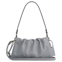 Coach Faye 26 Logotipo Raišteliu Magnetinis Užsegimas Lygios Odos Debesies Rankinė Moteriškos Rankinės Pilka Mėlyna CV529-QBN19 Basic Set (Bag+Dust Bag) gray