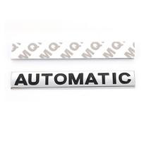 3D metalinis automobilio lipdukas AUTOMATINIS logotipas Emblema Ženklelio lipdukas juoda