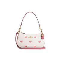 Coach Teri 24 Rankinė ant peties su širdelių raštu ir nuimama rankena Moteriškos rankinės Baltas CA251-IMCAH Basic Set (Bag+Dust Bag)
