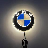 BMW automobilio LED logotipas Priekinis Galinis Emblema Šviesos Ženklelis Lempa BMW E82 E90 E91 E92 E93 E60 E61 F10 F07 E39 E63 E64 F12 F13 F30 E87 F20 raudona