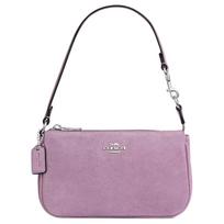 Coach Nolita 19 Užsegama užtrauktuku Suede ir Lygios odos Pečių krepšys Mažas moteriškas pečių krepšys Violetinė CDN25-SVIZ Basic Set (Bag+Dust Bag)