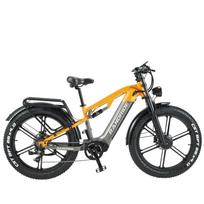 Naujas YX80M-2 elektrinis dviratis 750W * 2 dvigubas variklis 48V 20Ah baterija 7 pavarų hidraulinis stabdys pilnai amortizuojamas 26 colių suaugusiųjų Ebike 1500W (dual motor) 48V  20AH