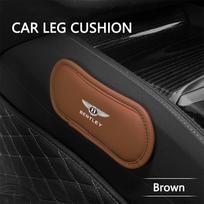 Car LOGO Elastic Armrest Pad Foam Leg Support Mat For New Bentley Flying Spur Continental GT Bentayga Mulsanne Auto Accessories 1pc