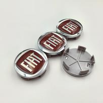4 vnt. 60 MM Automobilio rato stebulės centrinis dangtelis Emblema FIAT 500 Ducato Panda Grande Punto Tipo Abarth Pulse Strada 600 500L Aksesuarai