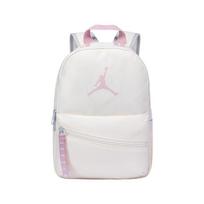 Jordan Madingas mielas spalvų blokų poliesterio kuprinė Maža unisex kuprinė Off-White JD2613016TD-003 Ecru