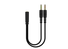 DH320 laidinės žaidimų ausinės DELTACO GAMING, iš odos, 3.5mm jungtis, garsumo ir nutildymo mikrofono valdikliai / GAM-190 / 4222403|GAM-190